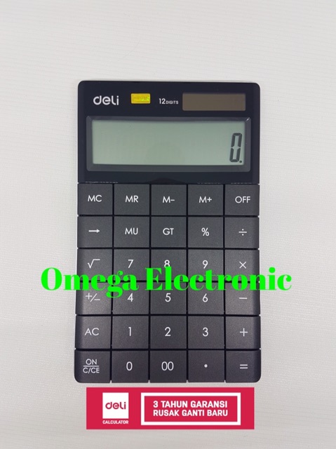 Deli E1589 Calculator Desktop Kalkulator Stylish Office 1589 Kantor Warna Warni