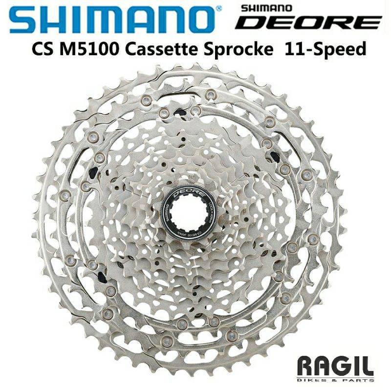 CASSETTE SPROCKET SPROKET CS M5100 DEORE 11 SPEED 11T 11 T - 42 51 T 42T 51T SHIMANO