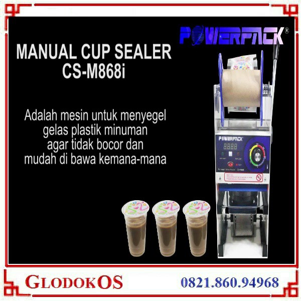cup sealer powerpack   digital counter CS M868i
