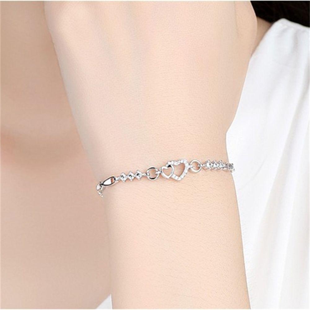 Gelang LILY Gaya Korea Pesona Perhiasan Pemodelan Kreatif925 Sterling Silver