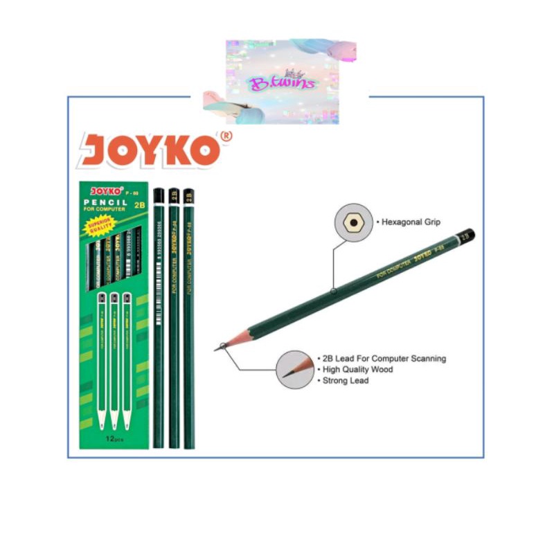 

PENCIL / PENSIL 2B P 88 JOYKO (12 PCS)