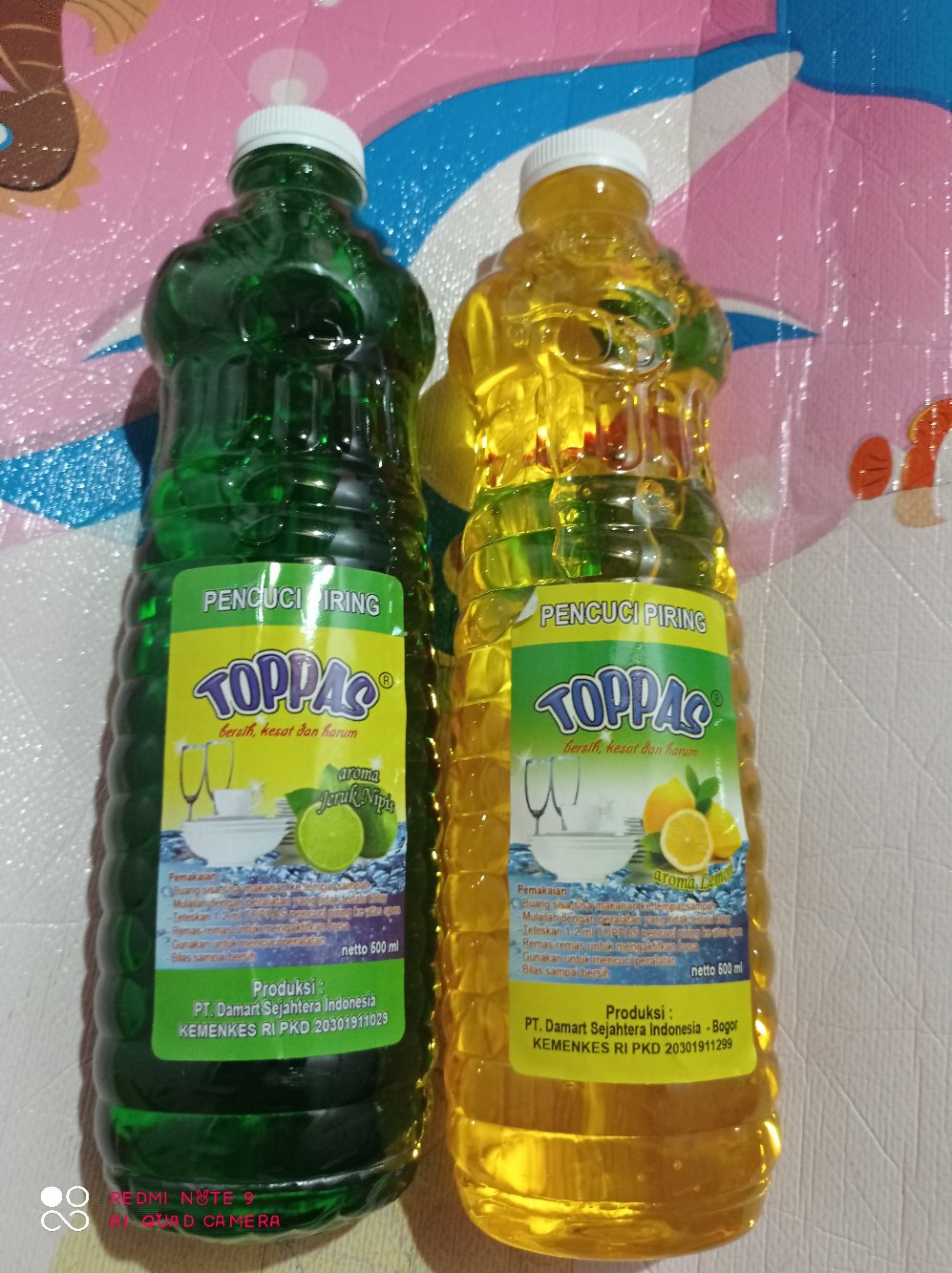 Sabun Cuci Piring Toppas Toppas