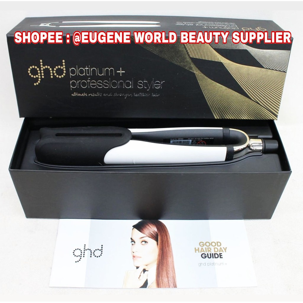 PRELOVED WITH BOX - CATOKAN RAMBUT GHD PLATINUM PLUS ORIGINAL CATOK GHD PLATINUM+ WHITE CATOK RAMBUT