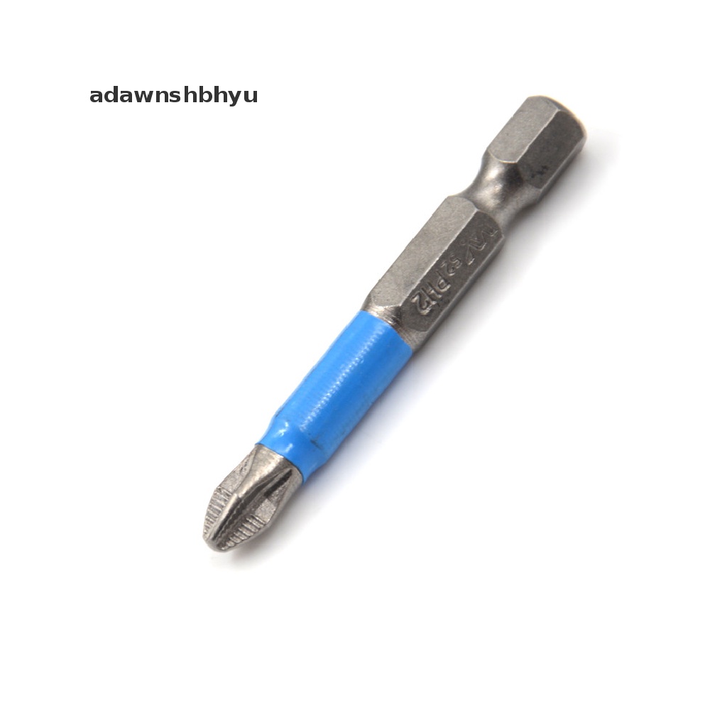 Adawnshbhyu Baru 1pc1/4" Hex Magnetic Non Anti Slip Jangkauan Panjang Mata Obeng Elektrik PH2 Panjang 50mm Single Side Power Tools