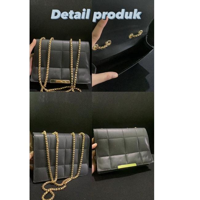 Premium_product TGS - Tas selempang Wanita LUCIRA BAREL  rantai ulir murah J8BA