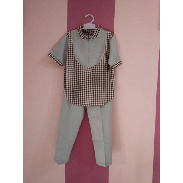 BAJU MUSLIM ANAK - BAJU KOKO-BAJU NGAJI-BAJU LEBARAN MERK EKIDZ + PECI