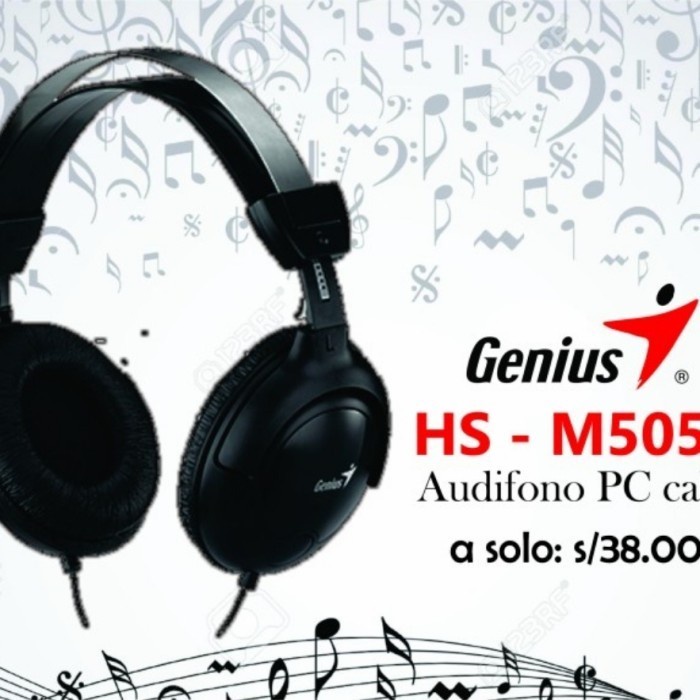 ORI HEADSET GAMING GENIUS HS-M505X HEADPHONE STEREO WITH MICROPHONE