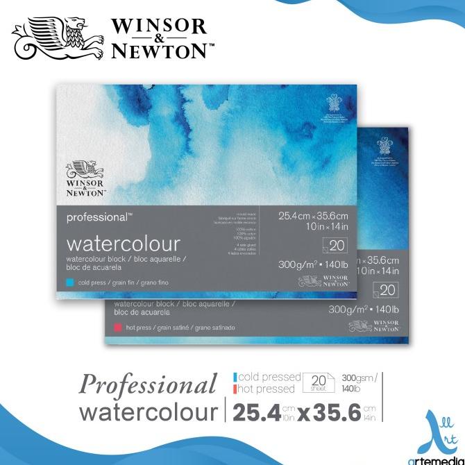 

Kertas Cat Air Professional Winsor & Newton 26x36cm Watercolor Blocks ---READY---