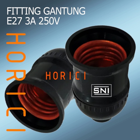 3A-5A 250V FITTING GANTUNG HITAM &amp; PUTIH Fiting - Fitting gantung Itami -Lamp Holder Itami