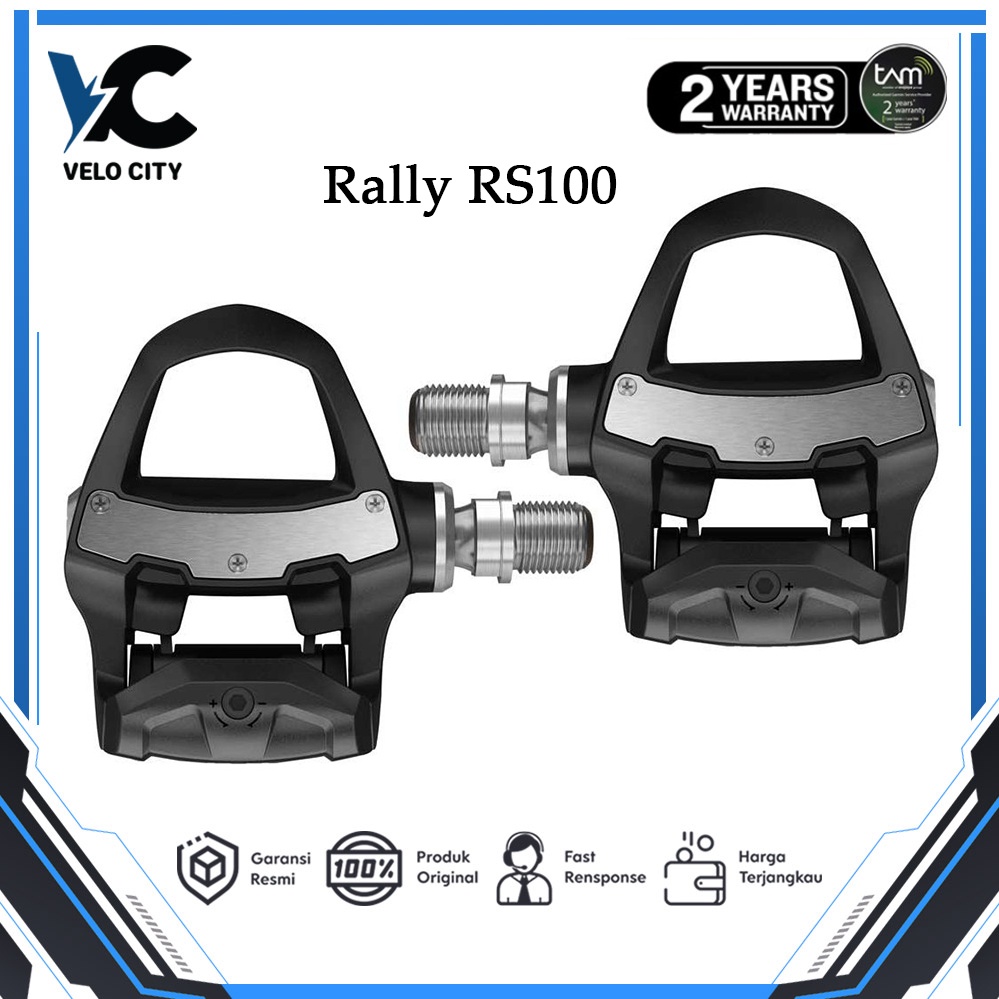 Garmin Rally RS100 Pedal Power Meter Garansi Resmi TAM 2 Tahun