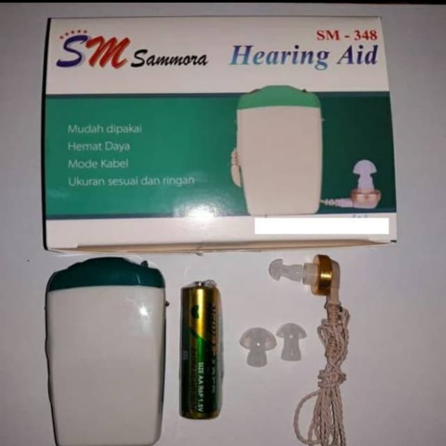 Alat Bantu dengar sammora tipe SM 348
/ Hearing Aid Sammora / Sammora SM 348 alat bantu dengar kabel