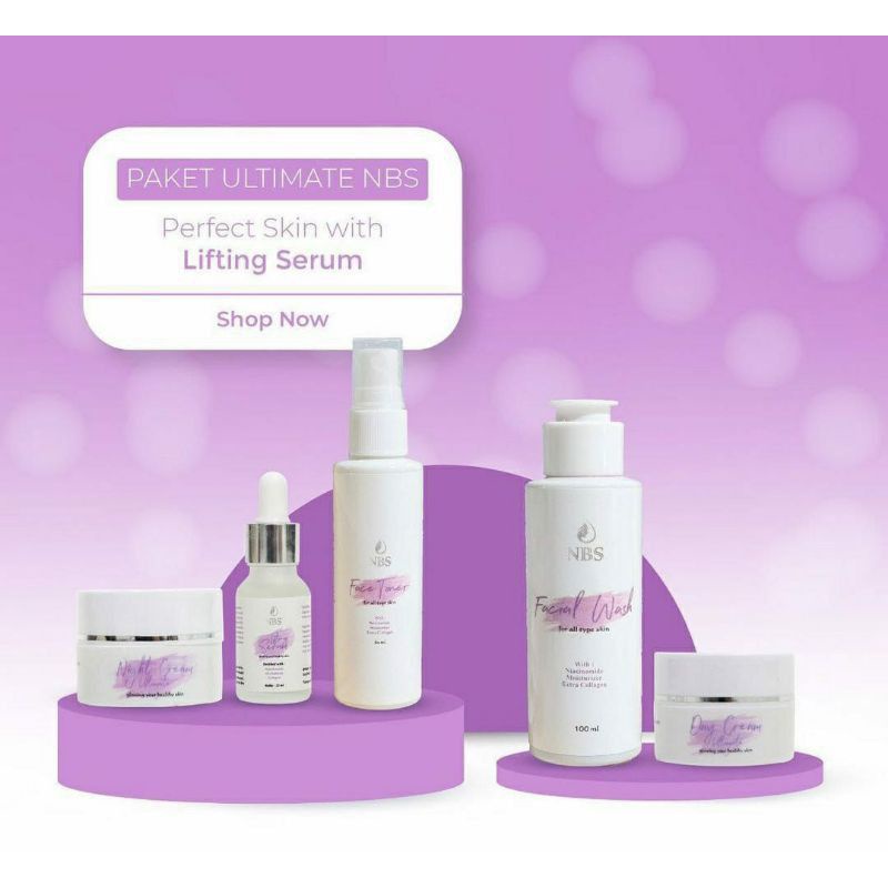 SKINCARE NBS ULTIMATE + LIFTING SERUM SKINCARE AMAN BPOM PERAWATAN WAJAH