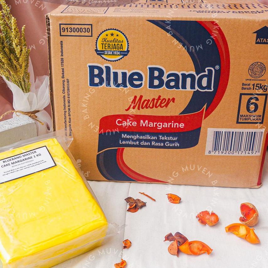 

Product Terlaris|SQ24|MARGARINE BLUE BAND 1 Kg MASTER CAKE / BLUEBAND KILOAN