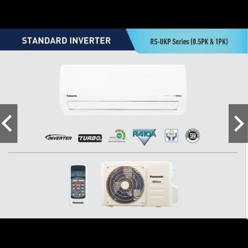 AC PANASONIC RS9UKP 1PK INVERTER + PASANG