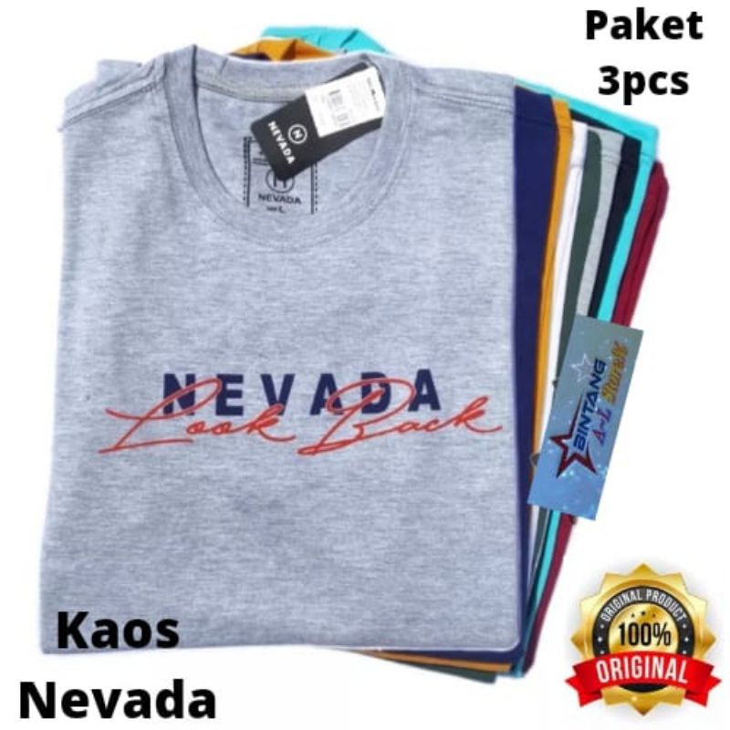 KAOS PRIA DISTRO 3pcs 100rb MOTIF RANDOM ACAK / Kaos Oblong Pria Nevada Full Tag / kaos Nevada premium/ kaos pria wanita MOTIF Random acak / KAOS PRIA DISTRO / KAOS NEVADA ORIGINAL