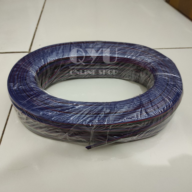 Kabel RGB 4 jalur / 4 pin - 1 roll - 100 meter