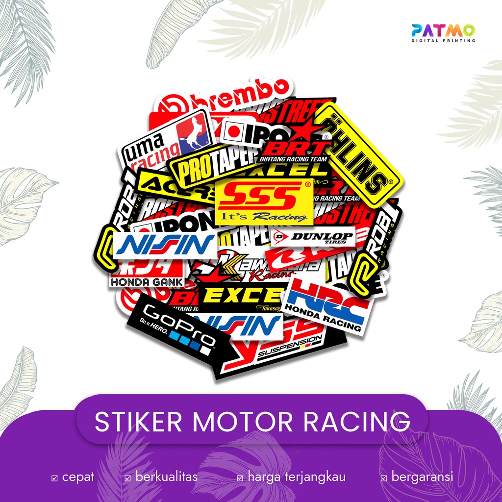 

21Pcs Sticker Motor Helm Laptop Racing Protaper / Proliner / SSS / YSS / Brembo / Uma / Racing / Stiker Aesthetic/ Lucu / Racing / Keren