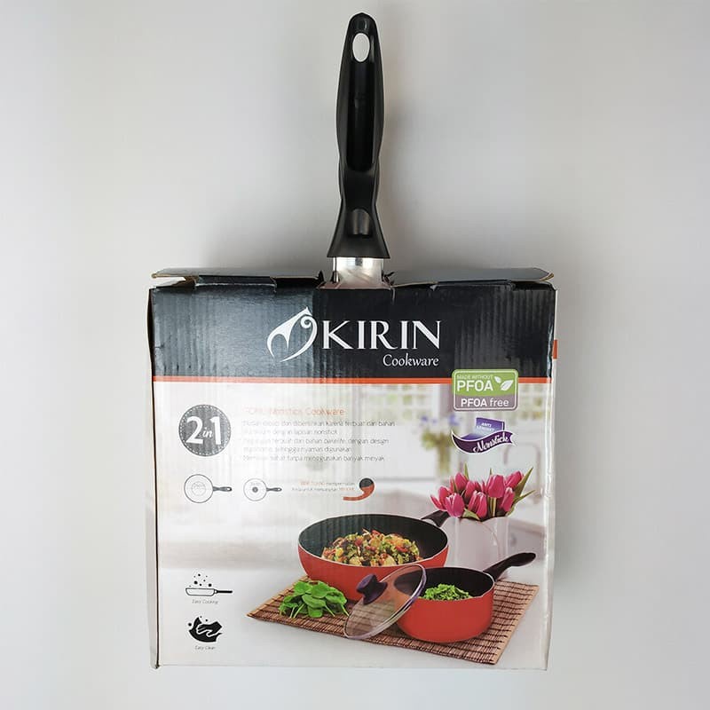 KIRIN Frypan Set Deep Frypan 24 Cm + Saucepan 18 cm - GONG SET