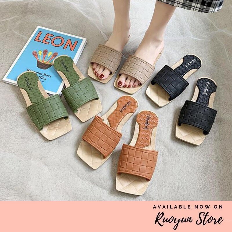 RYX - Color Weave Sendal Rubber Casual - Ori Import