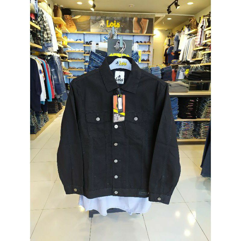 MJF144 JAKET LOIS JEANS ORIGINAL HITAM