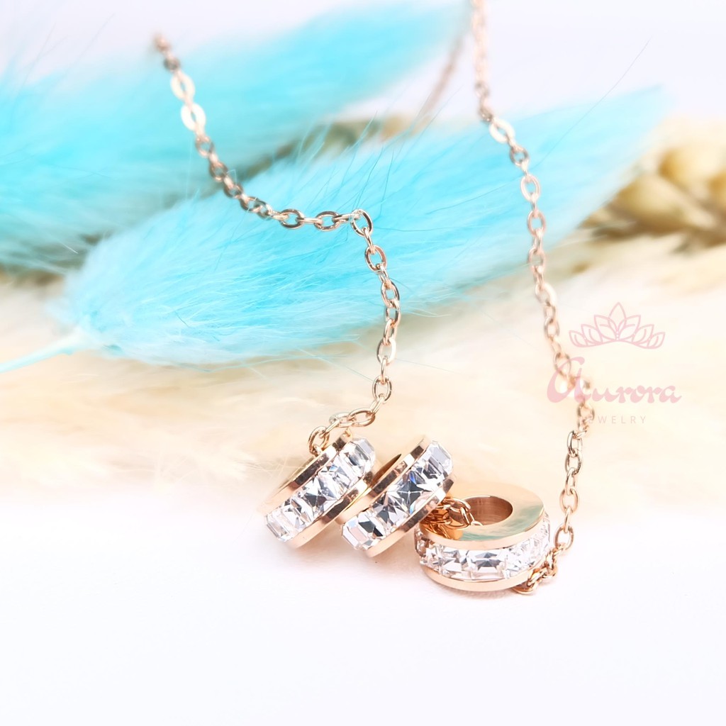 Kalung Trio Crystal N25 by Aurora Jewelry®