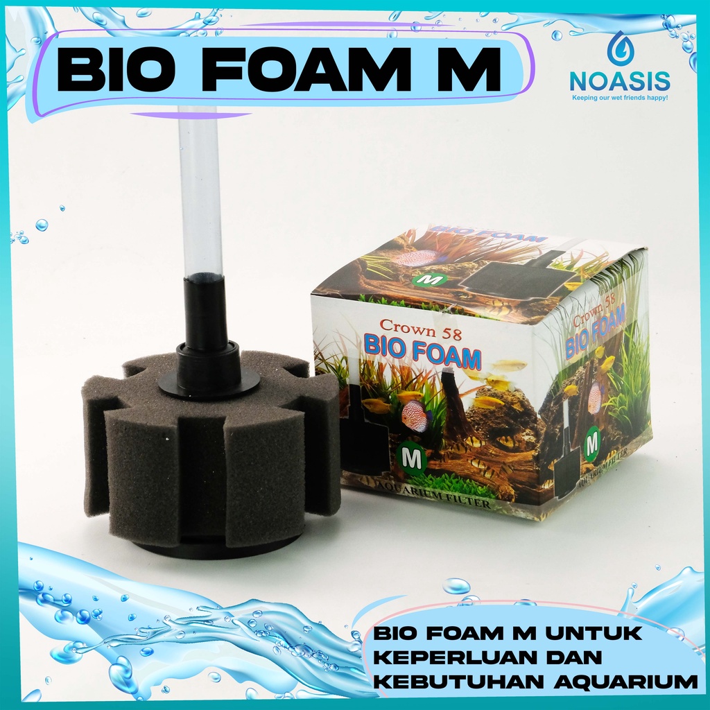 BIOFOAM BIO FOAM S , M UKURAN S,M BREEDING FILTER AQUARIUM MURAH