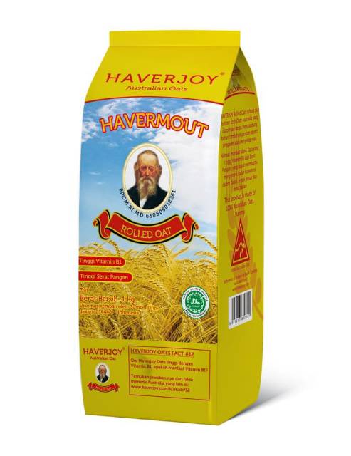 Haverjoy Rolled Oats 1Kg - 6pcs