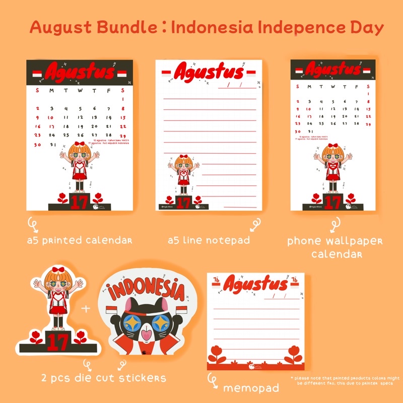 

August Bundle: Indonesian Independence Day