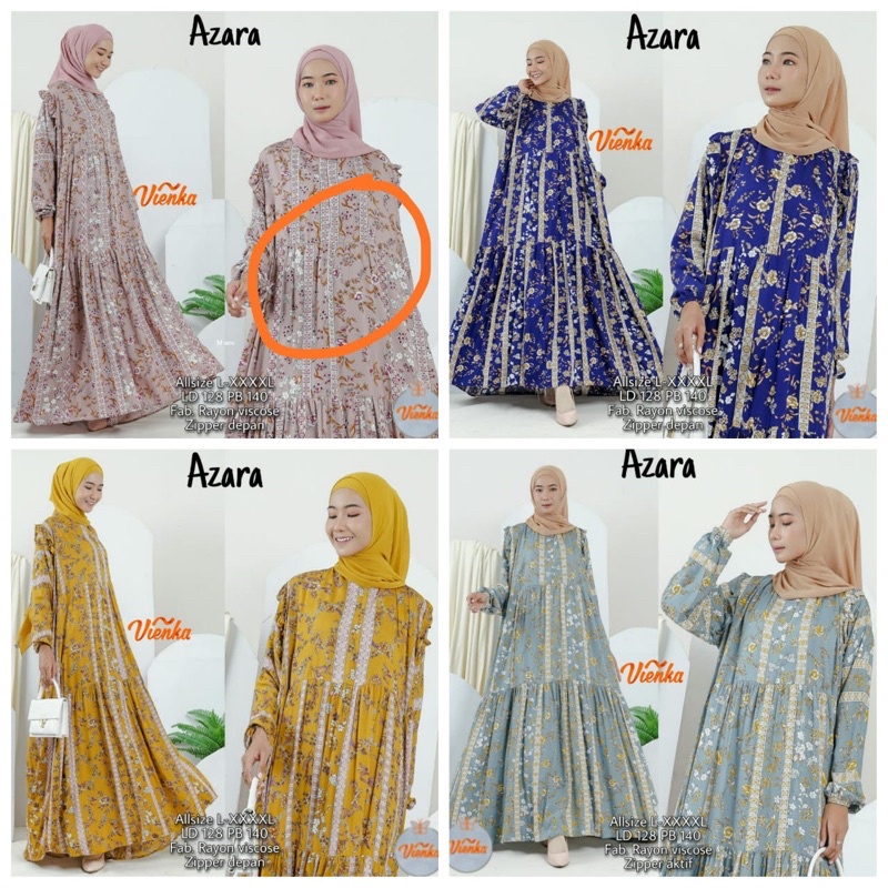 Azara maxy gamis BY VIENKA