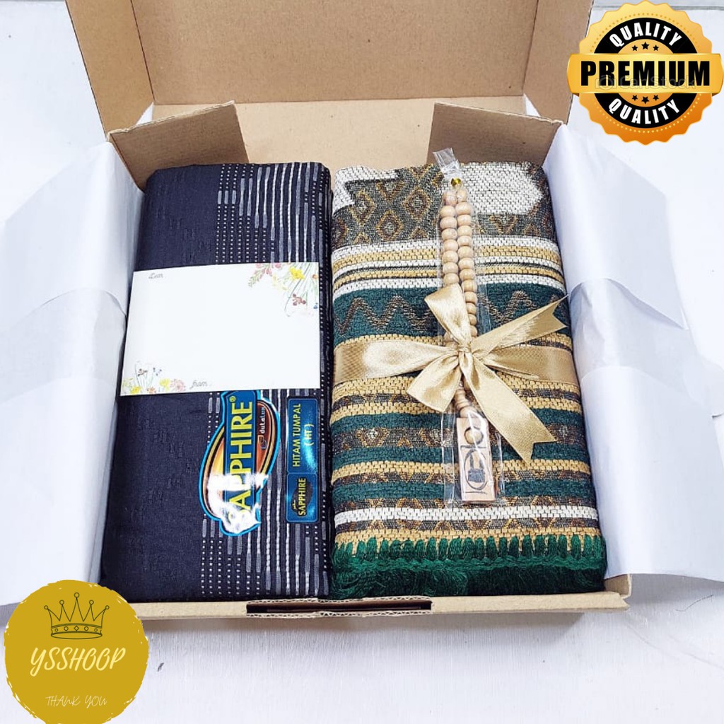 

Kado Pernikahan sarung free box PAKET A SARUNG/ Hadiah anniversary / hadiah pernikahan / wedding gift/hadiah cowok