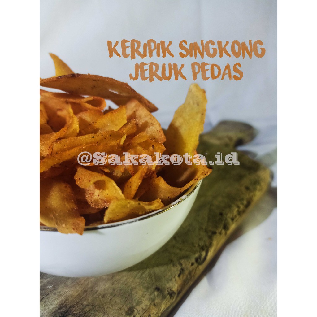 

KERIPIK SINGKONG JERUK PEDAS [250gr] Perpaduan Yang Sempurna