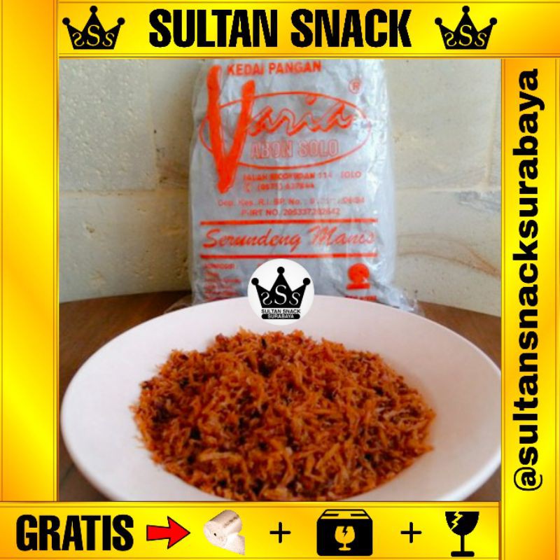 

SULTAN SNACK Serundeng / Srundeng Varia Solo Empal Krawu