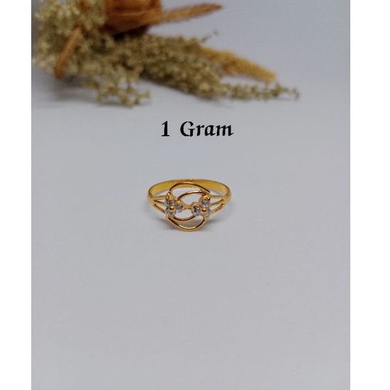 Cincin 1gram emas muda kadar rendah