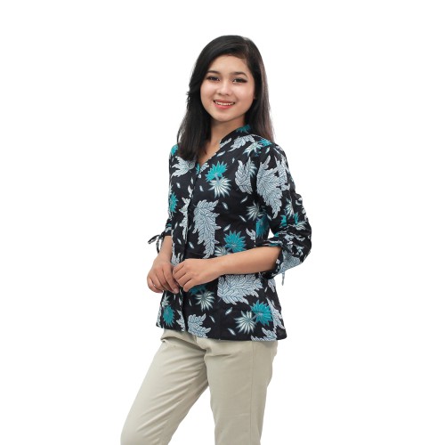 Atasan Batik Dolby S-M-L-XL-XXL-3L-4L-5L Tenun Sutra Tulis Halus Katun ATBM Baron ,Sarombit Atasan