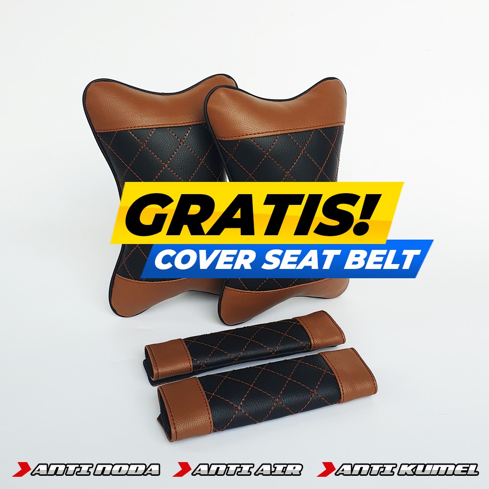 Bantal Mobil Motif Wajik - GRATIS Cover Seatbelt