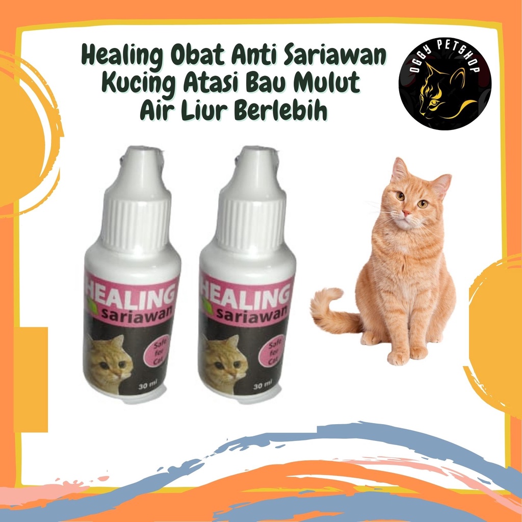 Healing Obat Sariawan Kucing Dan Obat Urin Kucing 30 ML