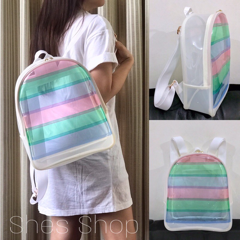 Tas ransel mika new normal / tas sekolah jelly / tas ransel premium / tas korea / goodiebag ultah