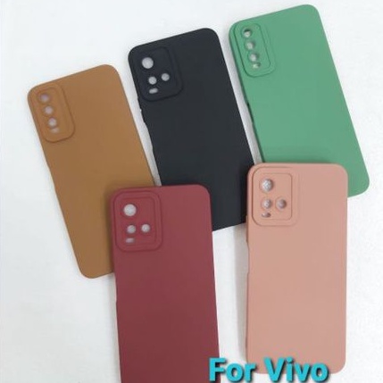 Case ProCamera Soft Matte With Camera Protector 9D Vivo Y20 Y20s Y12S Y21 Y21S Y21T Y33S Y36 4G Y36 5G