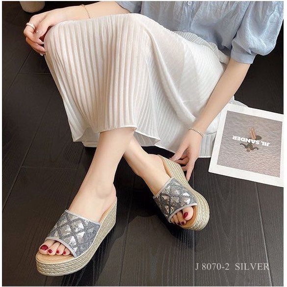 SANDAL WANITA WEDGES FASHION SEAN 8070-2