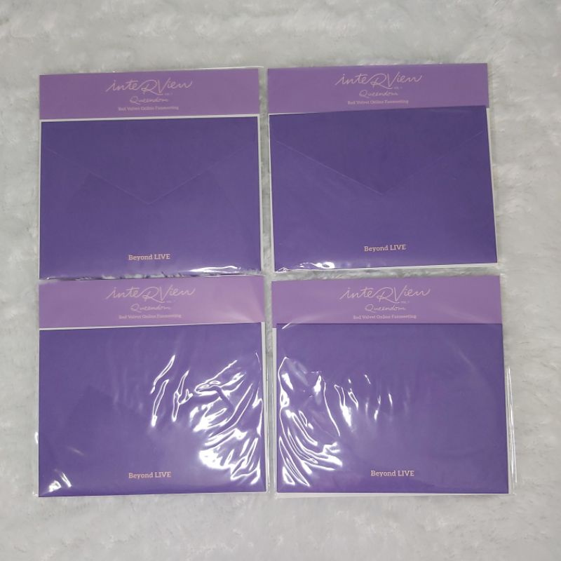 Ready Stock RV Red Velvet AR Ticket InteRView Queendom AR PC Photocard Irene Seulgi Wendy Joy Yeri F