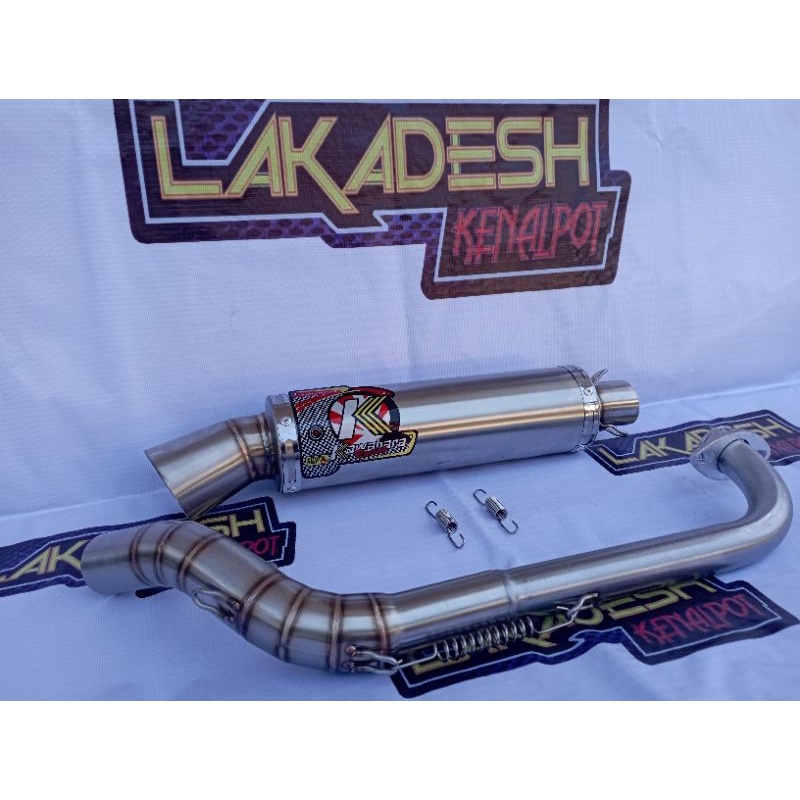 KNALPOT KAWAHARA (INLET 38/50) BEAT MIO VARIO AEROX SCOOPY NMAX PCX LEXI ADV GENIO FREEGO XRIDE DLL