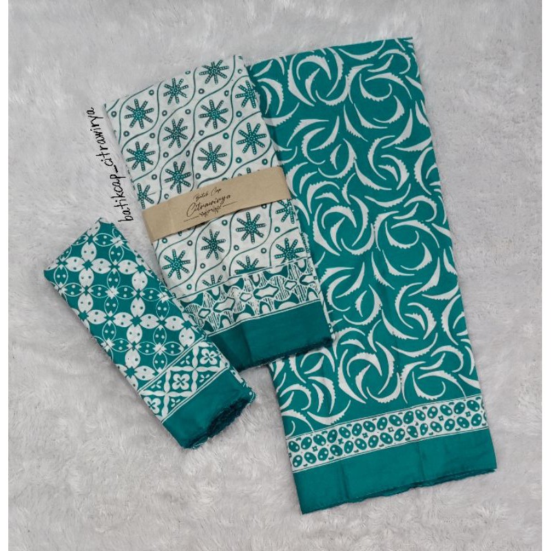 Kain batik Cap Garutan Tosca 02