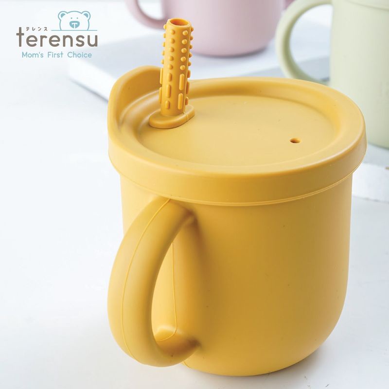 Terensu Silicone Feeding Set / Gift Set  / Hadiah / Kado /Alat Makan Bayi Anak Lucu / Hampers Bayi Piring / Gelas / Sendok / Garpu / Mangkok / BIB Silicon