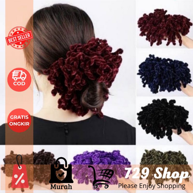 Ikat Rambut Ubur-Ubur Size Seang Korean Style Import