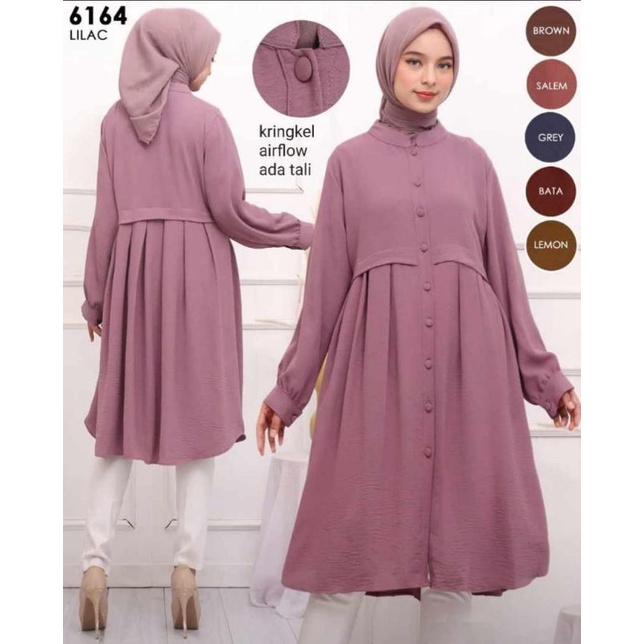 Tunik Rayon Crinkle Cey Airflow