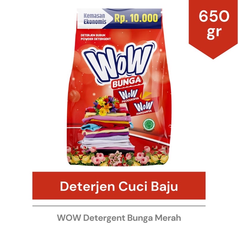 WOW 2000 Deterjen Sabun Cuci Baju 650gr