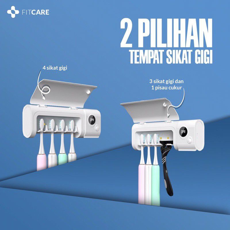 Fitcare UV Sterilizer Toothbrush Family Tempat Sikat Gigi UV