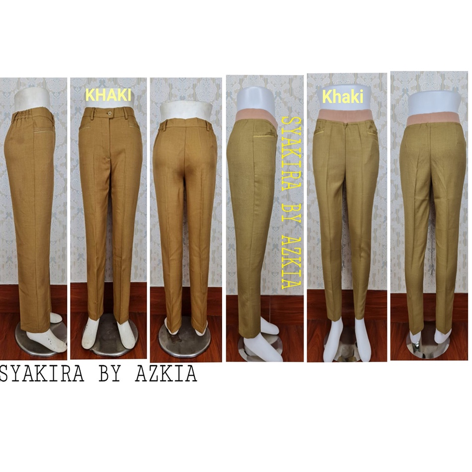 Rok A  dan Rok Span Warna Pemda Muda dan Pemda Tua brand Syakira By Azkia9l