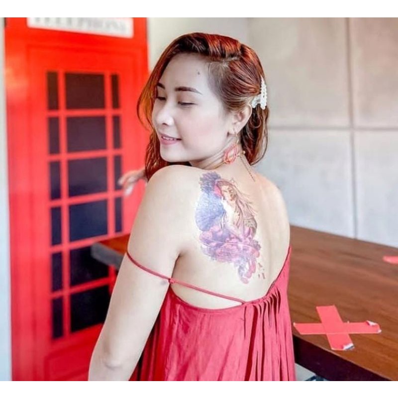 Tatto temporer Tulisan aesthetic1| tato temporary kecil tulisan anti air / Tatto small