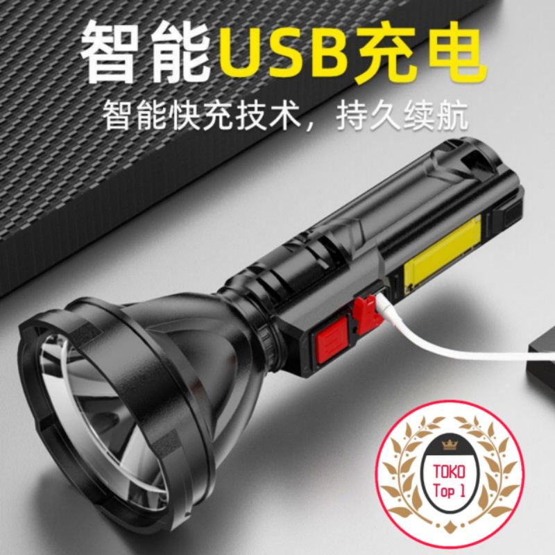 SENTER COB USB CHARGING /FLASHLIGHT L 830 /super